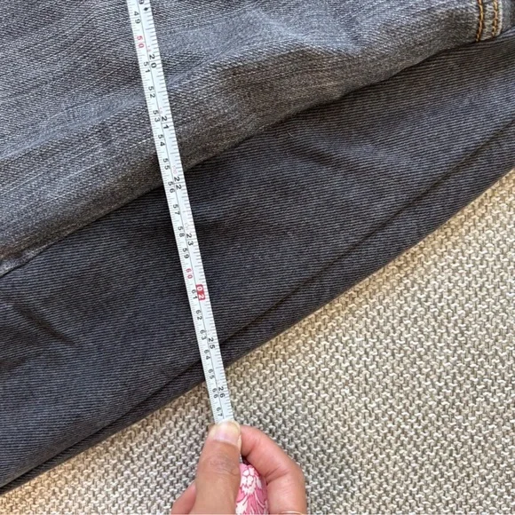 B Sides Lasso Levi's Dark Gray Denim Jeans VINTAGE BLACK Barrel - Picture 2 of 6